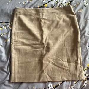 J. Crew pencil skirt in tan